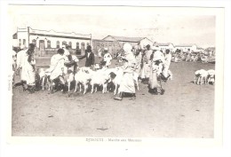 Delcampe - DJIBOUTI : Marché Aux Moutons / Sheep Market ; Animée ; TB - Dschibuti
