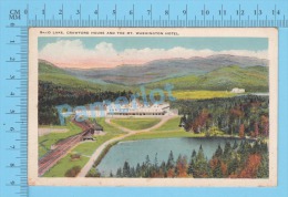 Antique POSTCARD C1915-30s Crawford House Saco Lake NEW HAMPSHIRE  2 Scans - White Mountains