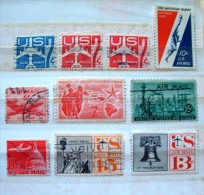 USA 1947 - 1962 - Airmail Planes Sport Statue Of Liberty Map Hawaii Capitol Liberty Bell - Sonstige & Ohne Zuordnung