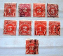 USA 1917 - 1931 Postage Due Stamps - Franqueo