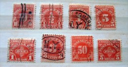 USA 1930 Postage Due Stamps - Scott J-69/79, J-72/74, J-76/78 = 14.70 $ - Franqueo