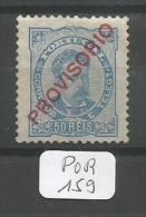 POR Afinsa  87 D. Luis I Surchargé PROVISORIO X - Unused Stamps