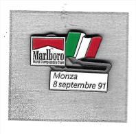 Pin´s  Sport  Autombile   F 1  Grand  Prix  De  MONZA  Le  8  Septembre  1991  Avec  MARLBORO - F1