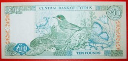 *PLANTS AND RARE ANIMALS: CYPRUS 10 POUNDS 2005 UNC CRISP! RARE! LOW START  NO RESERVE! - Chipre