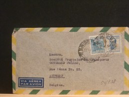 54/238   LETTRE  POUR LA BELG. - Storia Postale