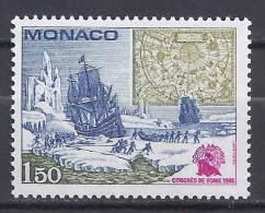 MONACO - Yvert - 1301** - Cote 2,05 € - 1er Congrès International Sur La Découverte Des Régions Polaires Boréales - Événements & Commémorations