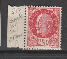 FRANCE N° 617 2F40 ROUGE TYPE BERSIER DUVET SUR LE CRANE NEUF SANS CHARNIERE - Ungebraucht