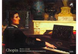 PORTUGAL 2010 1BF ** (MNH) Bicentenaire De F Chopin - Nuovi
