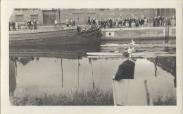 Aalst  -  Alost  -  Dender - FOTOKAART - Kanowedstrijd 1947;  Vertrek Aan De Kaai - Aalst