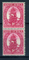 1941/43 - SUD AFRICA - SOUTH AFRICA - Yvert.  Nr. 149+152 - LH -  (PG2082015...) Acc. Orizzontale - Nuovi