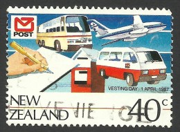 New Zealand, 40 C. 1987, Sc # 871a, Mi # 990, Used. - Usados