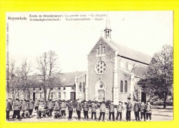 * Ruiselede - Ruysselede (bij Tielt) * (Uitgever Standaert) école De Bienfaisance, Grand Cour, Chapelle, TOP, Enfants - Ruiselede