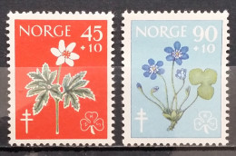 Norway, 1960, Mi: 438/39 (MNH) - Plantes Médicinales