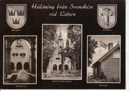 26174- LUTZEN- SWEDISH BATTLE MEMORIAL, ROCK, GUSTAF II ADOLF'S CHAPEL, CHALET - Lützen