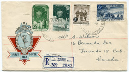 ANTARCTIQUE AUSTRALIEN LETTRE DEPART WILKES 13 FE 60 POUR LE CANADA - Lettres & Documents