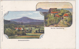 Germany - Hohenstaufen - Ruine Rechberg - Litho - Goeppingen