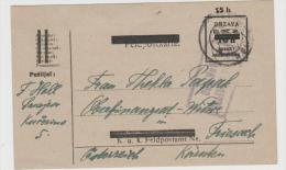 Yu101    JUGOSLAWIEN - Provisorium Aus Sarajevo Nach Friesach (Kärnten)  1920, Zensiert - Covers & Documents