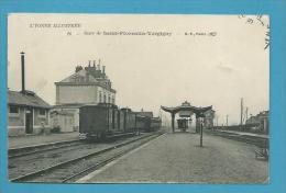 CPA Chemin De Fer - Train En Gare De SAINT-FLORENTIN-VERGIGNY 89 - Saint Florentin