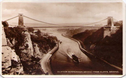 BRISTOL - Clifton Suspension Bridge From Cliffs - Bristol