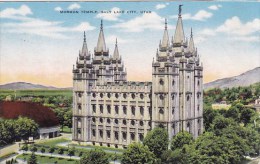 Mormon Temple Salt Lake City Utah - Salt Lake City