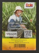 # PINEAPPLE DOLE Size 7 LOT Nr.19009 Fruit Tag Balise Etiqueta Anhanger Ananas Pina Costa Rica - Frutta E Verdura