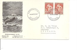 Secourisme -Sauvetage En Mer ( FDC Du Danemark De 1952 à Voir) - Secourisme