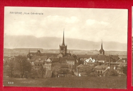 EZQ-06 Payerne  Sepia Vue Générale  Cachet 1914  Perrochet David - Payerne