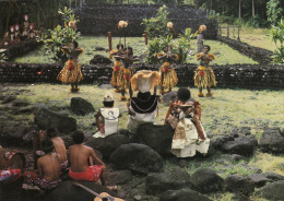 Cérémonie Religieuse Au Marae D´Arahurahu Entre Pretres Fidjiens Et Tahitiens - Tahiti