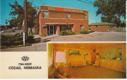 Cozad Nebraska, Cozad Motel, Lodging, Interior View, C1960s Vintage Postcard - Sonstige & Ohne Zuordnung