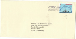 LUSSEMBURGO - LUXEMBOURG - 1998 - 16F Relation Aerienne Island - Flamme CFL Een Zuch An D' Zukunft - Viaggiata Da Lux... - Briefe U. Dokumente