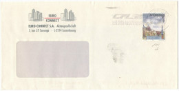 LUSSEMBURGO - LUXEMBOURG - 1998 - 16F - Flamme CFL Een Zuch An D' Zukunft - Viaggiata Da Luxembourg - Briefe U. Dokumente