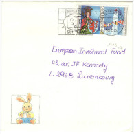 LUSSEMBURGO - LUXEMBOURG - 1998 - A Kirchberg - Flamme Festival B.D. Contern - Viaggiata Da Luxembourg Per Luxembourg - Cartas & Documentos