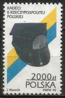 Poland 1993 Mi 3450 MNH Cadets Of Second Polish Republic | Headgear - Unused Stamps