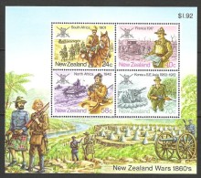 NEUSEELAND - NZ 1984 MILITÄRGESCHICHTE : HEER Mi BLOCK 6** - Unused Stamps