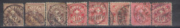 Lot 135   Switzerland 1882/9    8 Different  (a1p7) - Usados