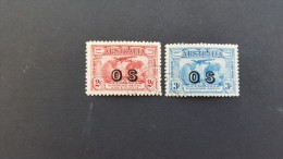 Australia 1932 Kingsford Smith Overprinted OS Used - Sheets, Plate Blocks &  Multiples