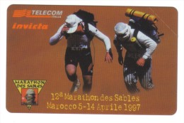 Invicta Marathon Marocco 1997 15000 Lire Cod.schede.050 - Öff. Werbe-TK