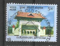 INDIA, 2015,  Old Seminary Kottayam Architecture, FIRST DAY CANCELLED - Oblitérés