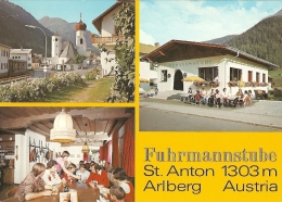 A - T - Fuhrmannstube - St. Anton Arlberg 1303 M  : Imbisse, Café, Busstop - Foto Risch-Lau N° AR 28.002 - St. Anton Am Arlberg