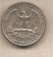 USA - Moneta Circolata Da 1/4 Dollaro Km164a - 1965 - 1932-1998: Washington