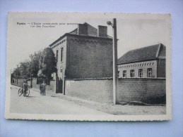 Réf: 21-9.                    PIPAIX           L'Ecole Communale Pour Garçons  Rue Des Fourches. - Leuze-en-Hainaut