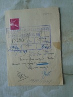 Hungary  1948  ÖCSÖD  Békés Vármegye  - Gyula  - Fire Commandant  - Stamp KA336.4 - Cartas & Documentos