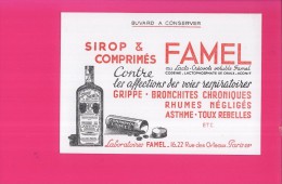 B.509 - BUVARD - LABORATOIRES FAMEL - Sirop & Comprimés FAMEL - Produits Pharmaceutiques
