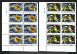 INDIA, 2015, Joint Issue With France, Set 2 V, 50 Years Space Programme, Satellite,  Earth, Block Of 8, T/Ls,  MNH, (**) - Neufs
