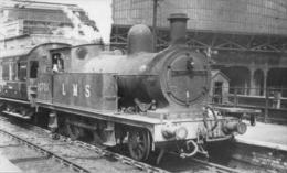 L&Y 2-4-2T Locomotive At Manchester London Rd Railway StaTION - Chemin De Fer