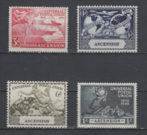 (S0123) ASCENSION, 1949 (U.P.U. Issue). Complete Set. Mi ## 57-60. MNH** - Ascension