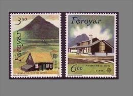 Cept 1990 Faroe Islands Mi 198/199 MNH  ** YVERT 192/193 - 1990