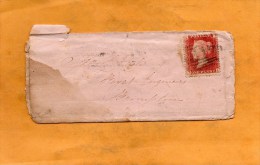 Great Britain 1868 Cover Mailed - Brieven En Documenten