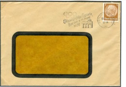 GERMANY Cover With Olympic Machinecancel Berlin-Friedenau - Estate 1936: Berlino