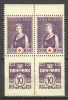 Denmark Danmark 1940 Mi Heftchenblatt 13 MNH RED CROSS - Booklets